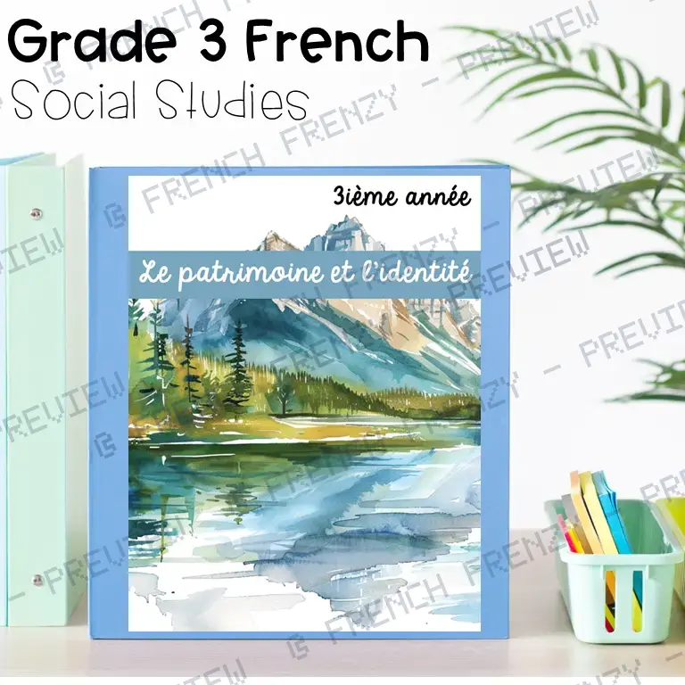 French Grade 3 Ontario Social Studies Unit - Communities in Canada (Strand A) — image 5