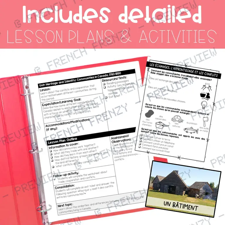 French Grade 3 Ontario Social Studies Unit - Communities in Canada (Strand A) — image 2