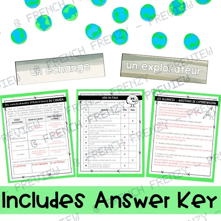 French Grade 5 Ontario Social Studies - Heritage and Identity (Strand A) — image 4