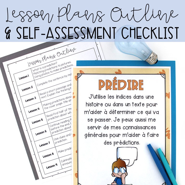 French Reading Strategies - Making Predictions Unit - Lessons and Activities — image 2