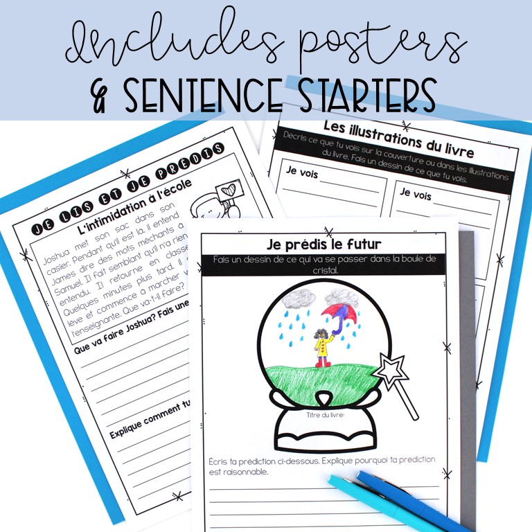 French Reading Strategies - Making Predictions Unit - Lessons and Activities — image 5