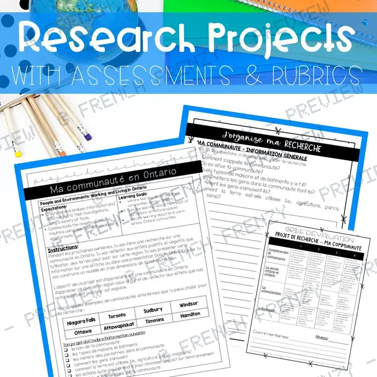 French Grade 3 Ontario Social Studies Unit - Living and Working in Ontario (Strand B) — image 3