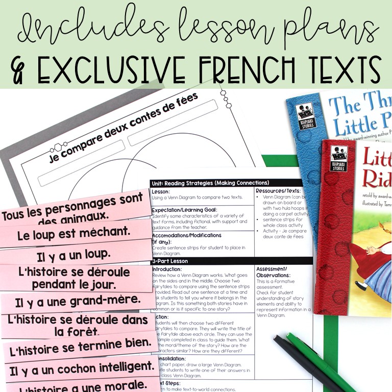 French Reading Strategies - Making Connections - Lessons and Activities — image 3