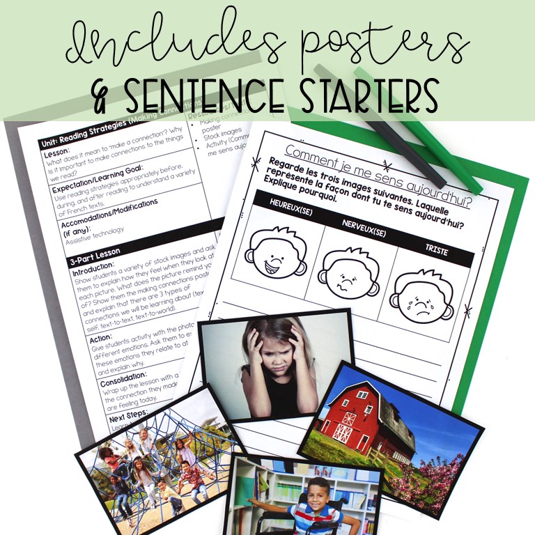 French Reading Strategies - Making Connections - Lessons and Activities — image 5