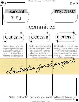 Character Development: Learn Your Way | Differentiated 5-Day Literacy Workbook — image 4