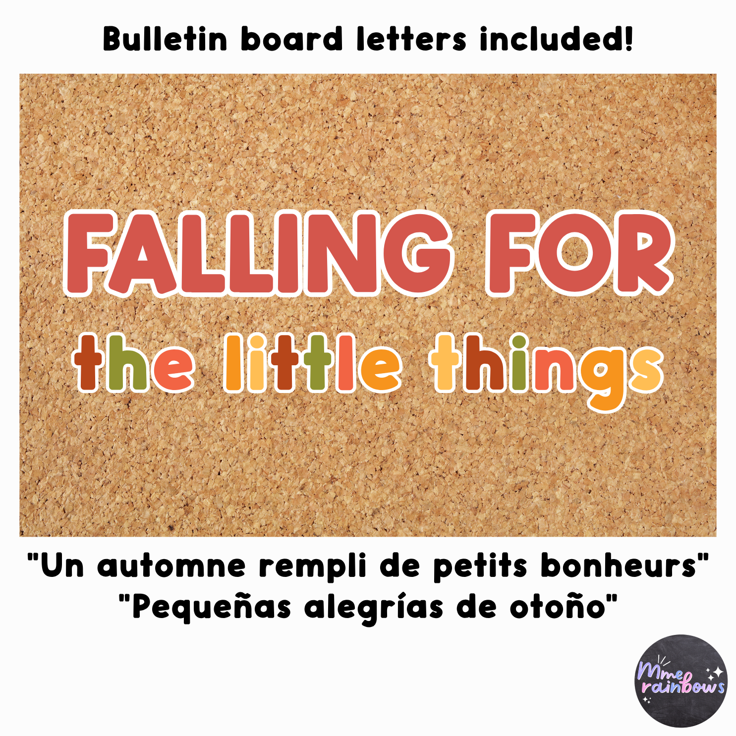 Autumn Fall Craft | English French Spanish | Thanksgiving Craftivity — image 5