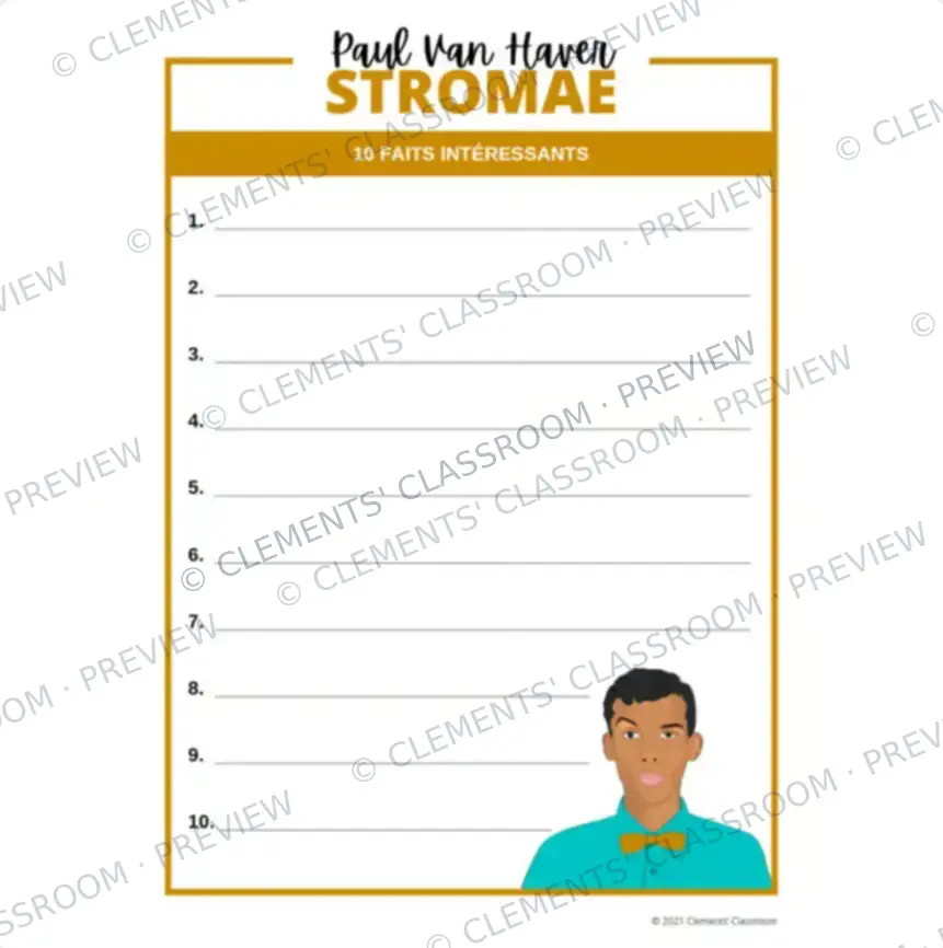 Stromae : Biographie d'un Francophone célèbre - French Biography Reading Comprehension — image 4