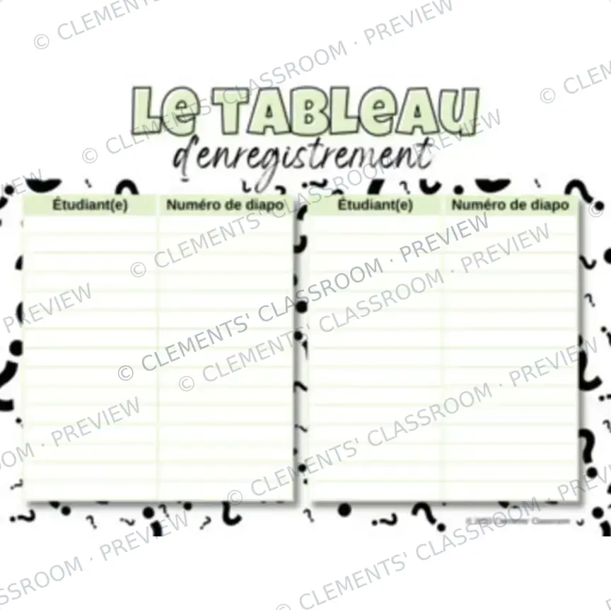 Qui suis-je ? - French Je me présente Google Slides™ Activity & Game — image 4