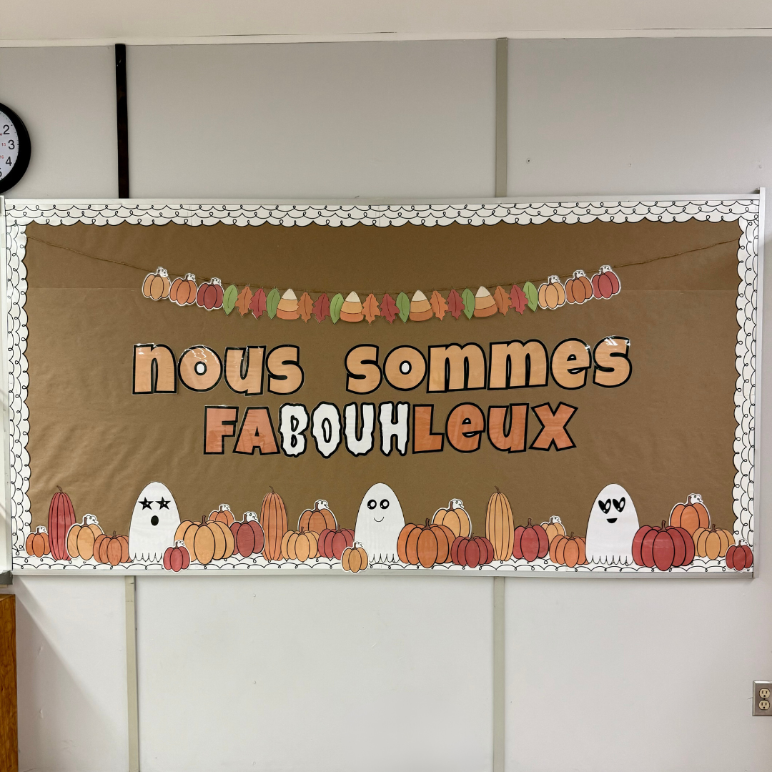 fa-BOO-lous English Halloween and Fall Bulletin Board Display — image 2