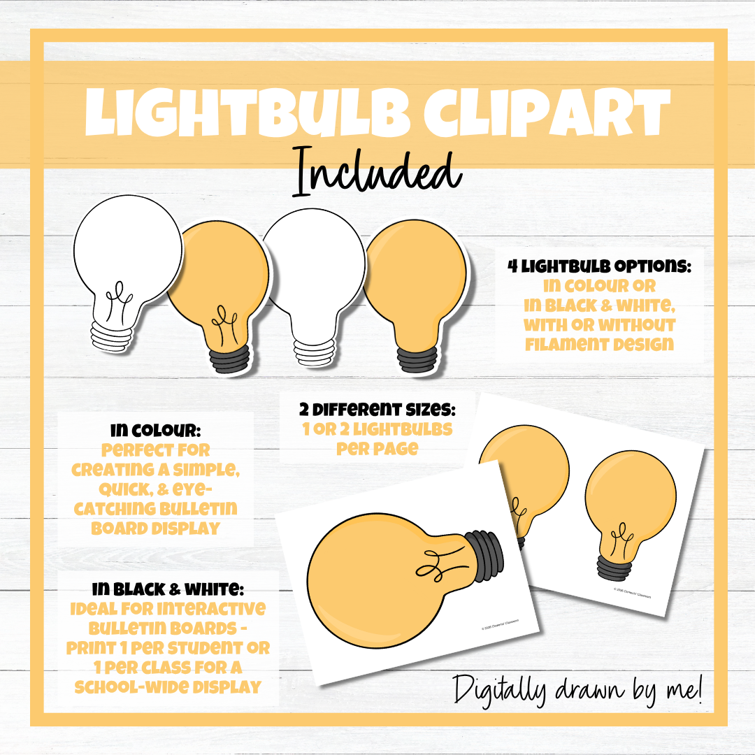 End of School Year Lightbulb Bulletin Board, Craftivity Flipbook, & Worksheets — image 2