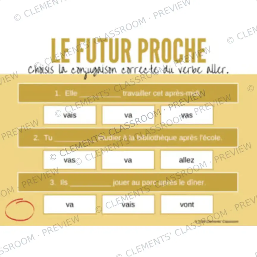 Le Futur Proche - French Near Future Tense - Google Slides™ Lesson + Activities — image 3