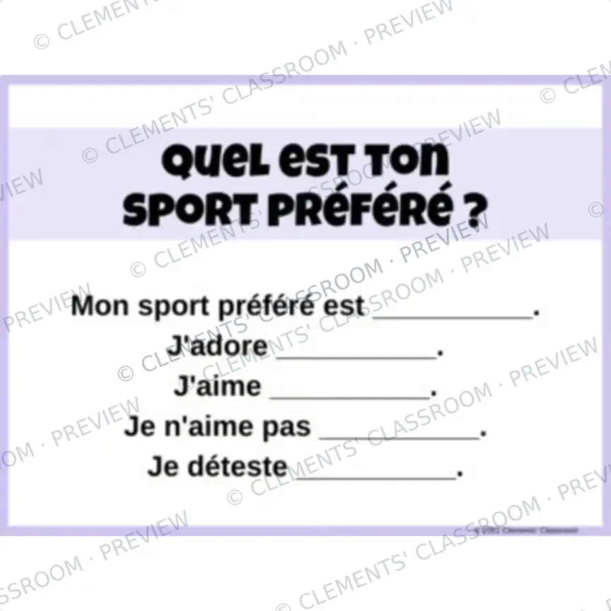 Je me présente ! - French All About Me - Google Slides™ Lesson — image 3
